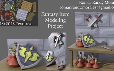 Fantasy Equipment Render